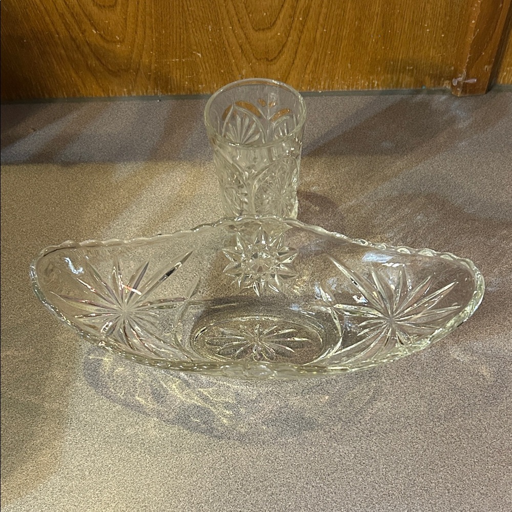 Vintage Anchor Hocking Glass Set